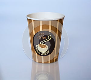 Beautiful cardboard disposable cup