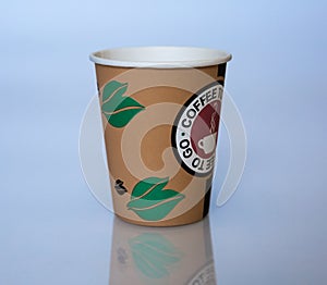 Beautiful cardboard disposable cup