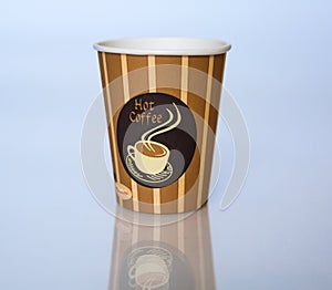 Beautiful cardboard disposable cup