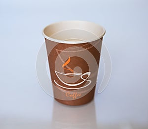 Beautiful cardboard disposable cup