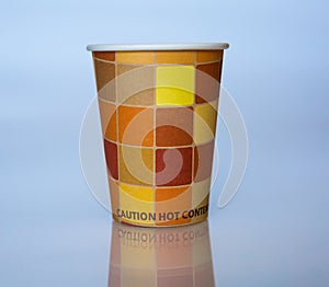 Beautiful cardboard disposable cup