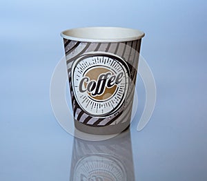 Beautiful cardboard disposable cup