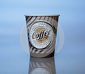 Beautiful cardboard disposable cup