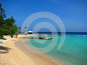 Beautiful Caribbean beach resort Curacao