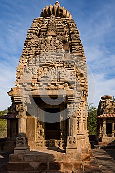 Beautiful carved ancient Jain temples constructed in 6th century AD in Osian, India.