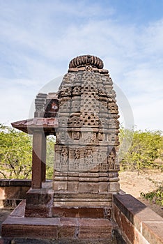 Beautiful carved ancient Jain temples constructed in 6th century AD in Osian, India.