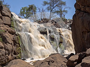 Beautiful cascade of Awash waterfalls, Ethiopia