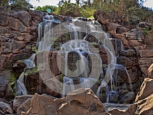 Beautiful cascade of Awash waterfalls, Ethiopia