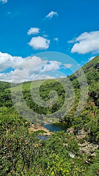 beautiful cascades in Serra da Canastra, Minas Gerais, Brazil