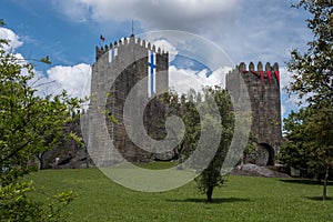 Beautiful castle in Guimaraes, Portugal