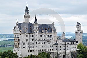 Beautiful Castle Neuswanstein in Bavaria Germany
