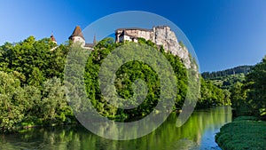 Krásny zámok Oravský Podzámok pri Dolnom Kubíne na Slovensku
