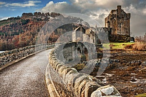 Beautiful castle in Scotland