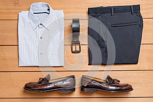 Beautiful casual men fashion and clothes set