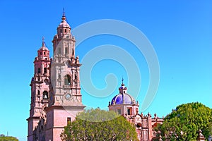 Cathedral of morelia in michoacan, mexico VII