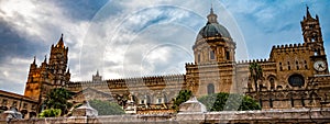 The beautiful Cathedral of Palermo.