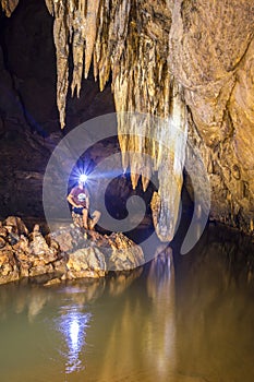 Beautiful cave of Thailand photo