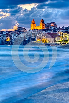 Beautiful Cefalu at the north coast of Sicily