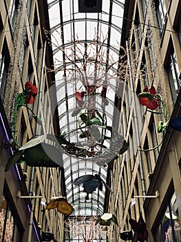 Beautiful ceiling in the mall