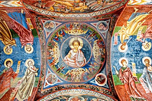 Beautiful ceiling of a Orthodox Church