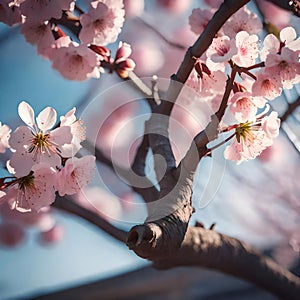 Beautiful cherry blossom tree - ai generated image