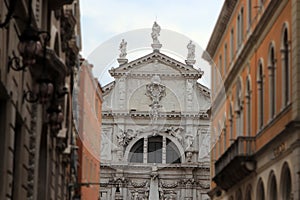 Beautiful Chiesa di San MoisÃ¨  Roman Catholic church in Venice, Italy