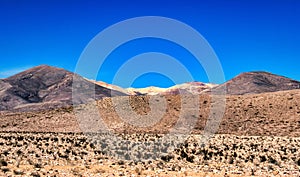 Beautiful Chilean landscape at Atacama desert