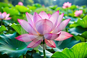 Beautiful Chinese Pink Lotus Flower