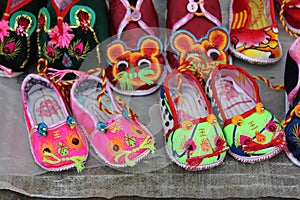 Beautiful Chinese tiger shoes