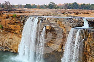 Beautiful Chitrakote Falls in Tiratha, India