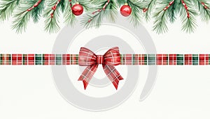 Beautiful christmas borders with copy space