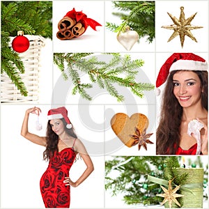 Beautiful Christmas collage