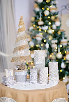 Beautiful Christmas interior decoration