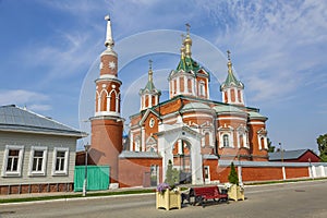 Beautiful church of the Assumption Convent in Kolomna, Russia