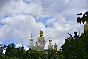 Beautiful church of a dome cross