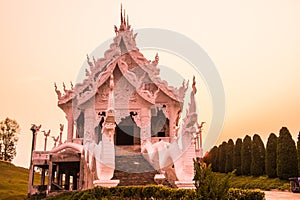 Beautiful church at Huay Pla Kang temple