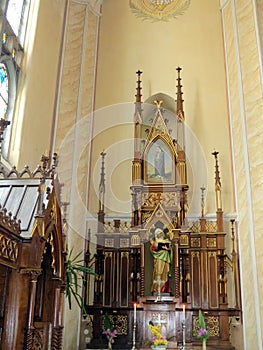 Beautiful church interior, Lithuania