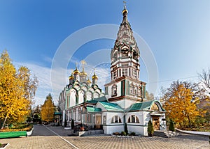 Beautiful church in KhamovnikiÑŽ Russia, Moscow