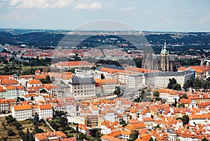 Beautiful church in the old town and Prague