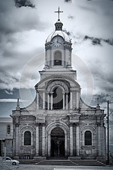 Beautiful church in Riobamba, Ecuador. photo