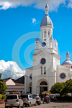 Beautiful Church of Saint Joseph at La Union in the region of Valle del Cauca in Colombia photo