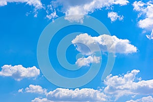 Beautiful cirrus clouds and Vibrant color panoramic sky with clouds on a sunny day. Panorama high resolution photograph