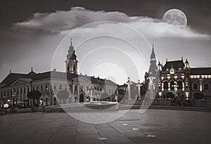 Beautiful city architecture from Oradea ,Romania