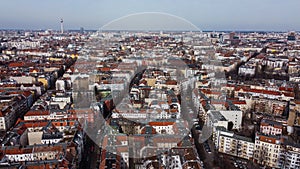 Beautiful city of Berlin from above - aerial view