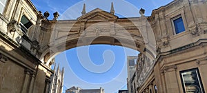 The beautiful city centre of Bath at England, UK