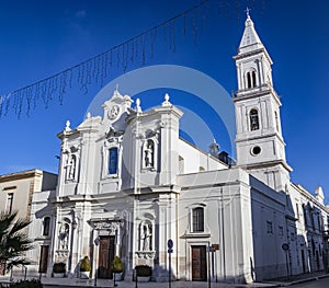 The beautiful city of Cerignola, in Puglia, Italy