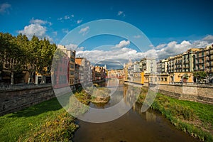 Beautiful city Girona photo