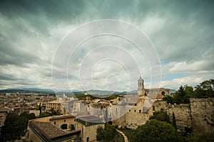 Beautiful city Girona photo