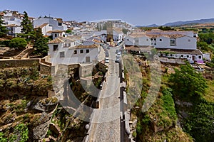 Beautiful city of Ronda, Spain, landscape