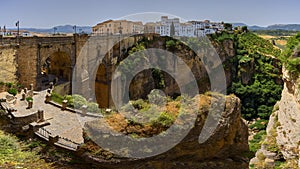 Beautiful city of Ronda, Spain, landscape